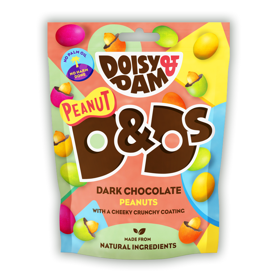 Doisy & Dam Dark Chocolate Peanut D&D share bag 1 x 80g